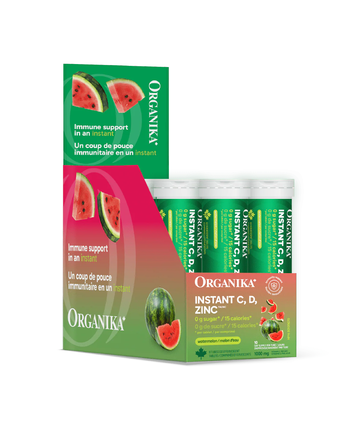 Instant C, D, Zinc Immunity Effervescent - Watermelon - Image 4