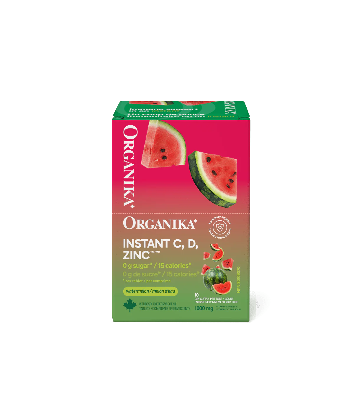 Instant C, D, Zinc Immunity Effervescent - Watermelon - Image 5