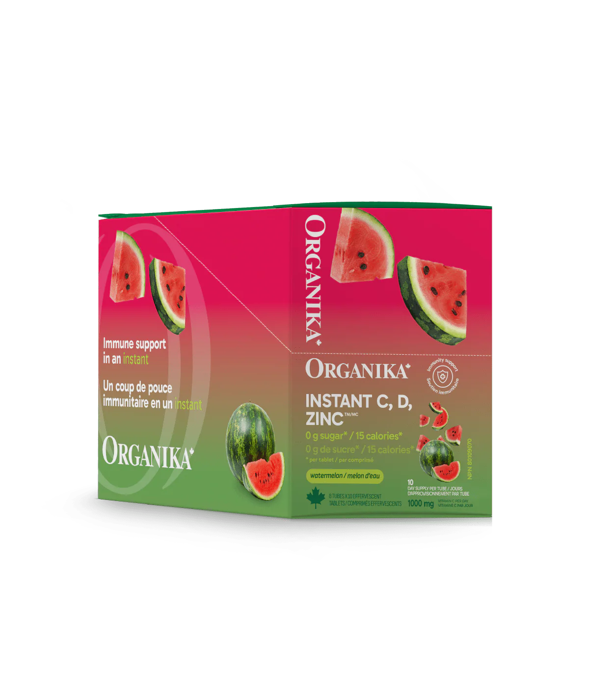 Instant C, D, Zinc Immunity Effervescent - Watermelon - Image 6