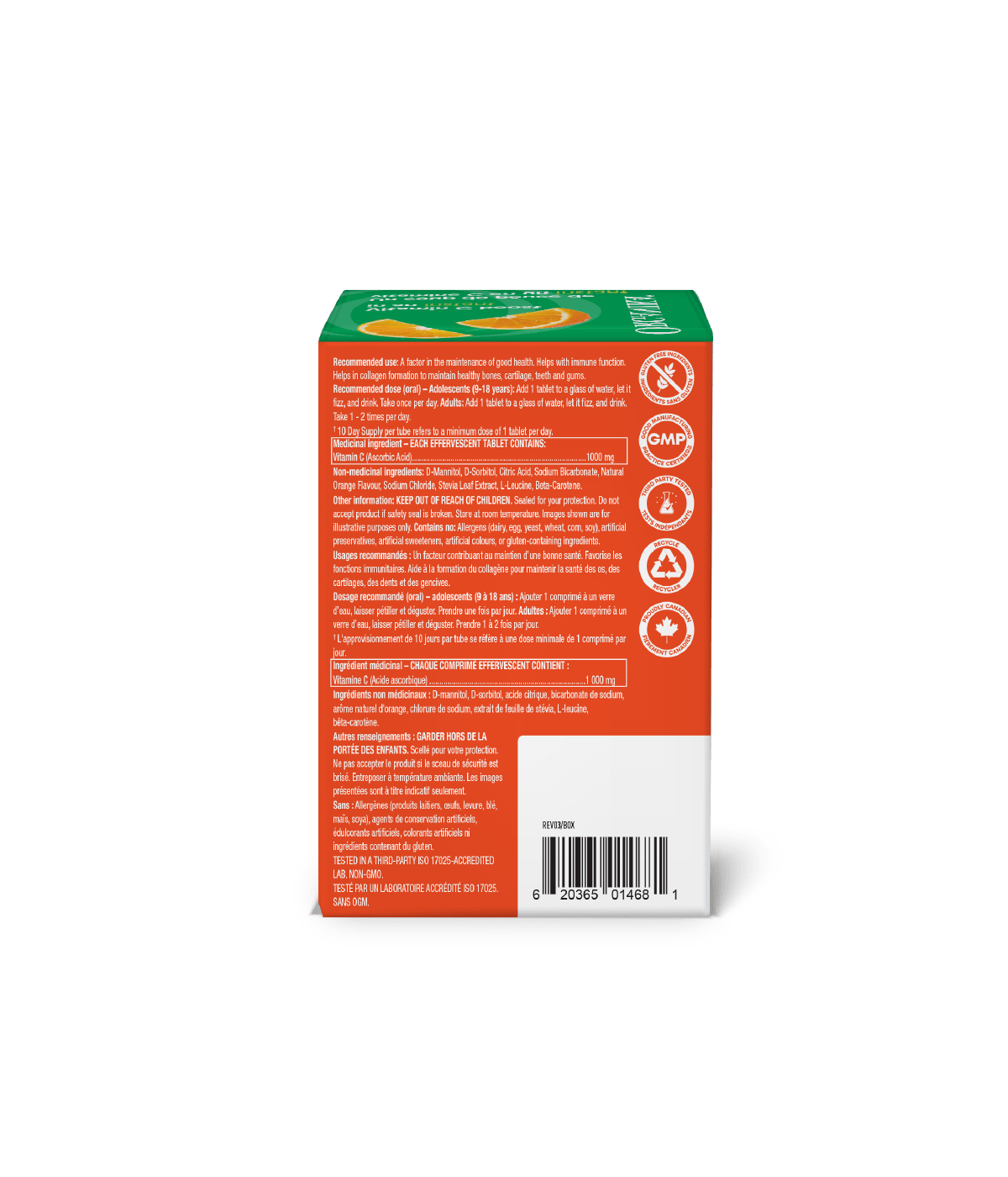 Instant C Effervescent with Stevia - Orange - Image 7