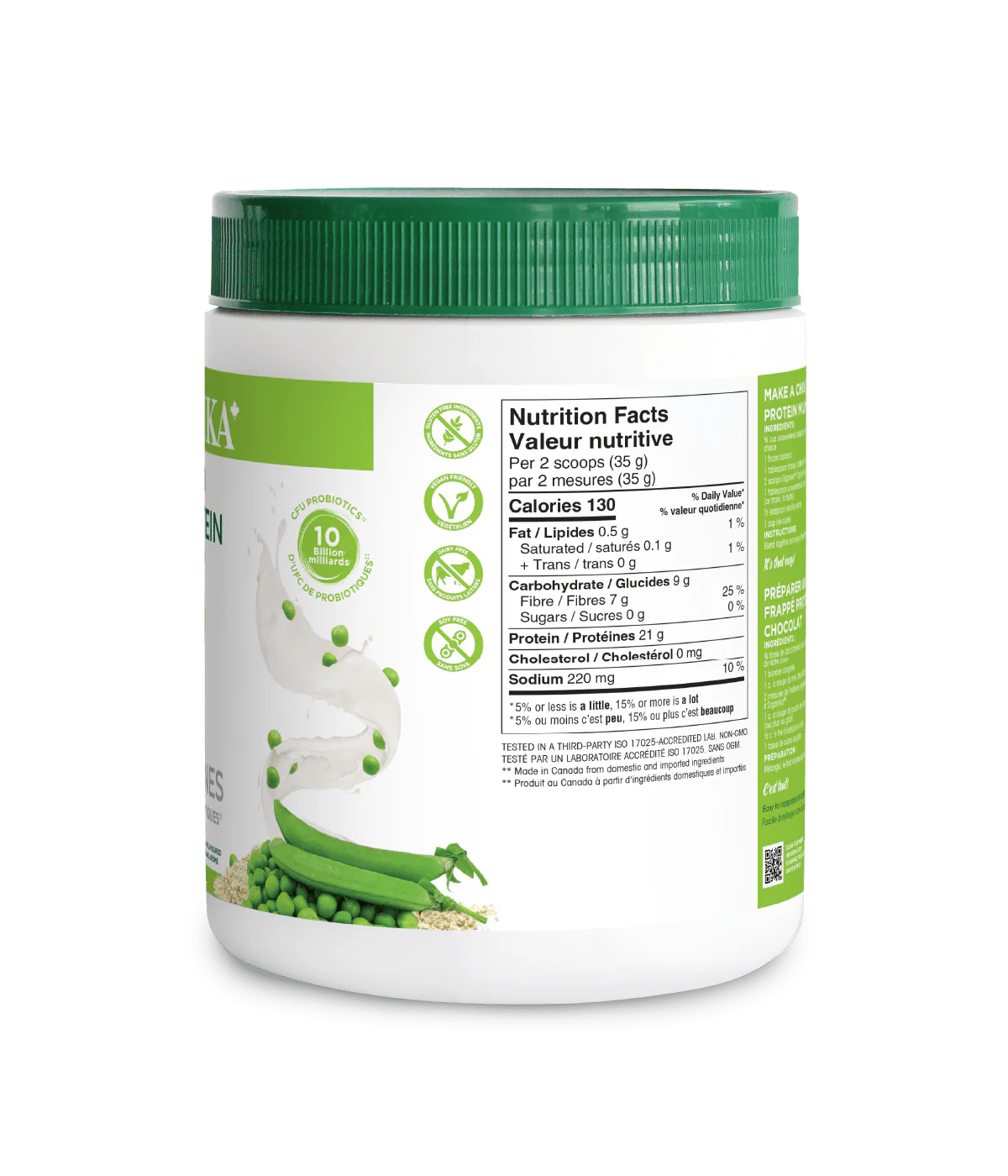 Organic Vegan Protein with Prebiotics & Probiotics - Image 2