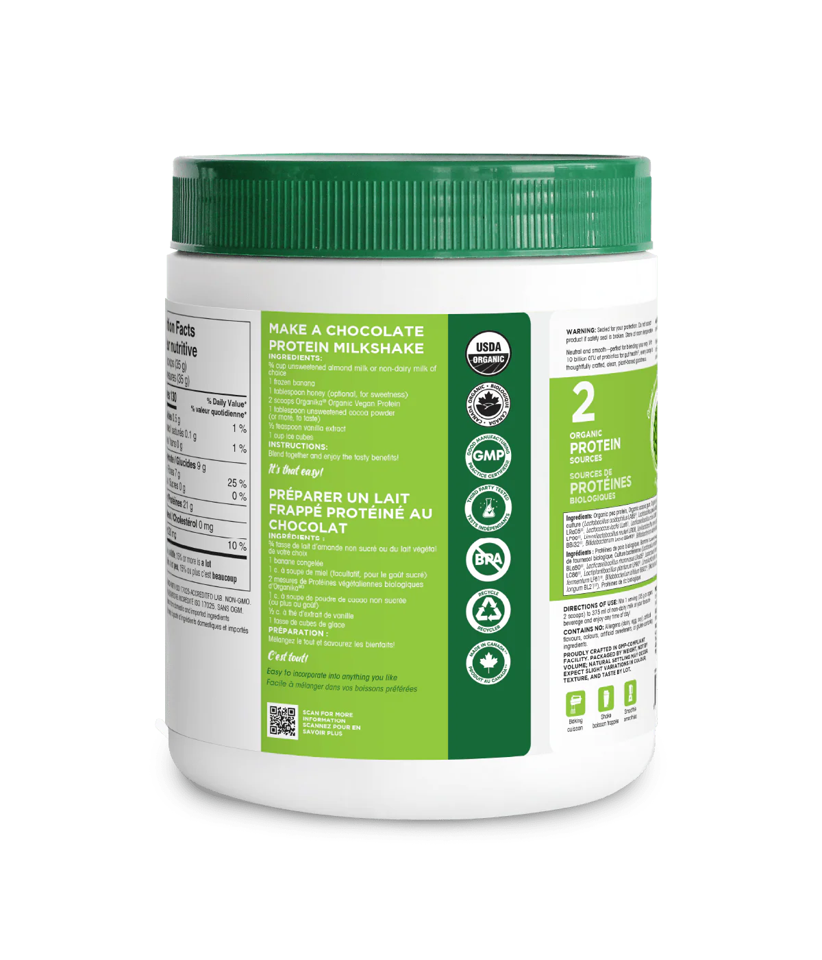 Organic Vegan Protein with Prebiotics & Probiotics - Image 3