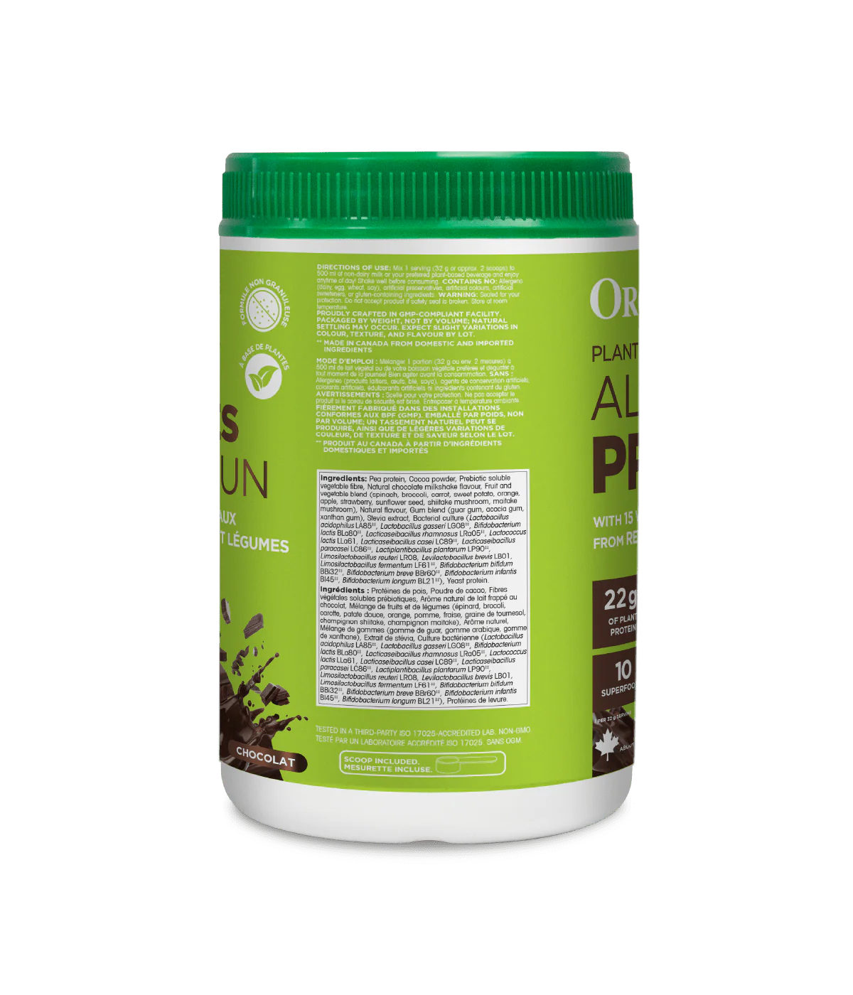 Plant-Based Daily Nutrition All-In-One Protein - Chocolate - Image 3