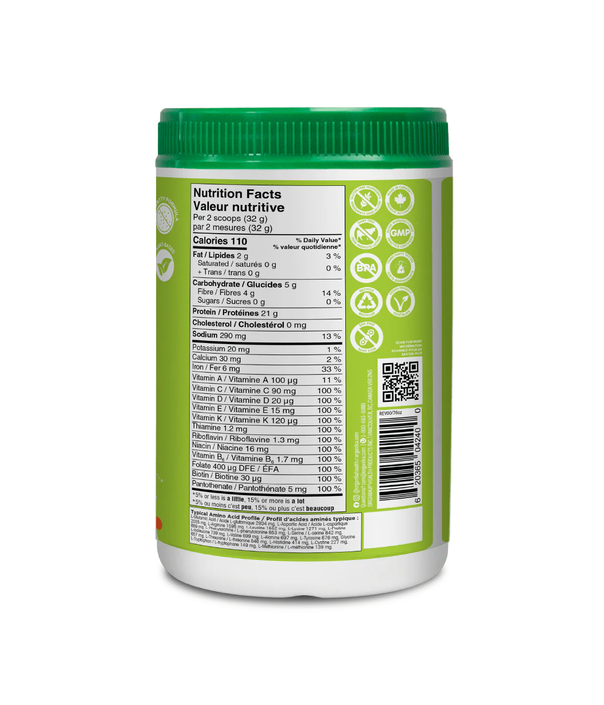 Plant-Based Daily Nutrition All-In-One Protein - Vanilla - Image 4