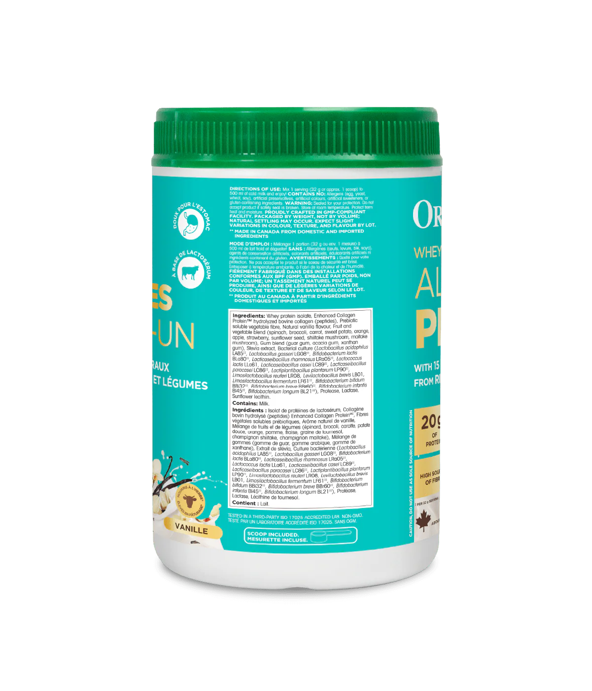 Whey-Based Daily Nutrition All-In-One Protein - Vanilla - Image 3